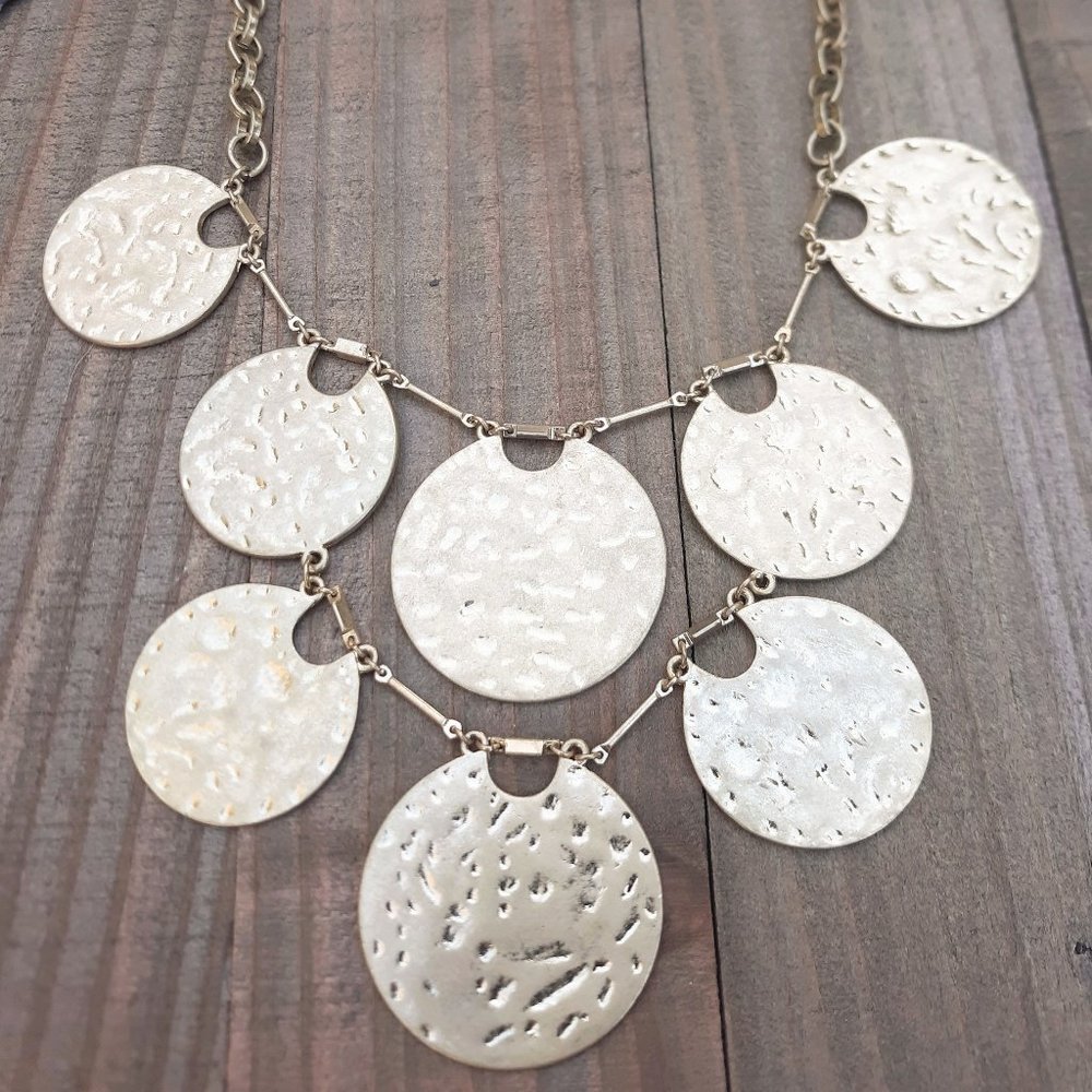 Lane Bryant Gold Coin Necklace with Brand Tag